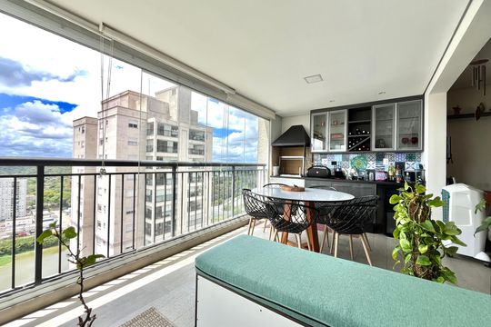 Varanda de apartamento à venda com 3 quartos, 106m² em Jabaquara, São Paulo