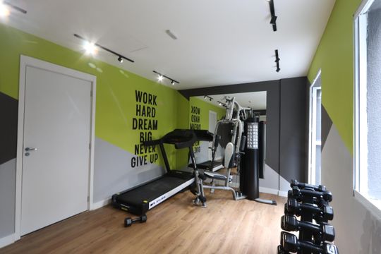 Área comum - Academia de kitnet/studio para alugar com 1 quarto, 40m² em Vila Ema, São Paulo