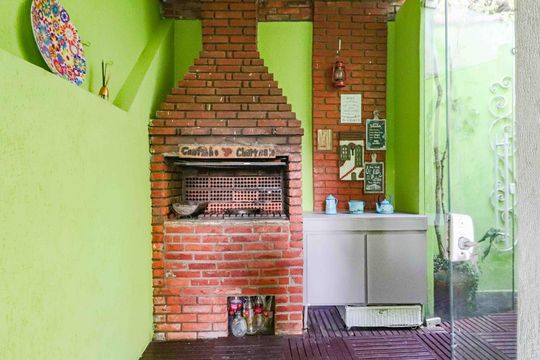 Área comum - Churrasqueira de casa para alugar com 3 quartos, 170m² em Vila Sonia, São Paulo