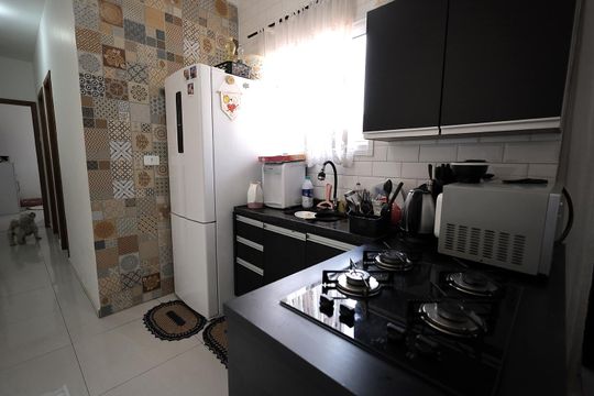Cozinha de apartamento à venda com 2 quartos, 110m² em Vila Guarani, Santo André