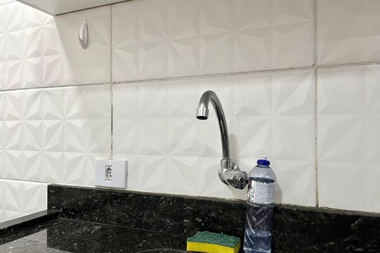 Cozinha de apartamento para alugar com 1 quarto, 45m² em Parque Jabaquara, São Paulo