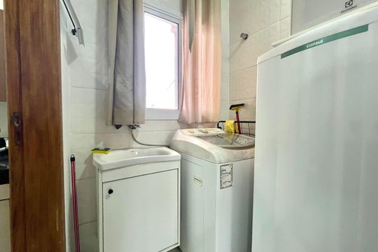Área de Serviço de apartamento para alugar com 1 quarto, 45m² em Parque Jabaquara, São Paulo