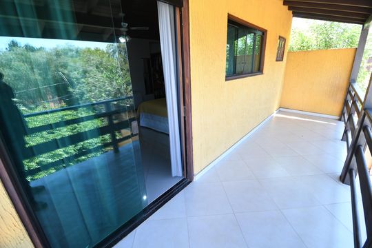 Quarto 1 - Suíte Sacada de casa de condomínio para alugar com 4 quartos, 476m² em Conjunto Habitacional Vila Santana (sousas), Campinas