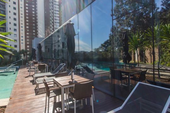 Área comum de apartamento à venda com 1 quarto, 53m² em Melville Empresarial Ii, Barueri
