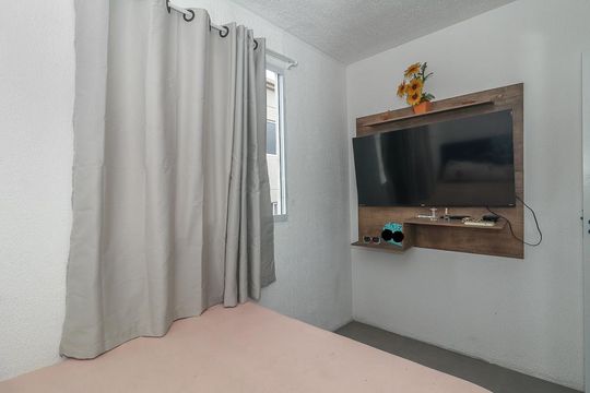 Quarto 2 de apartamento à venda com 2 quartos, 41m² em Passo das Pedras, Porto Alegre