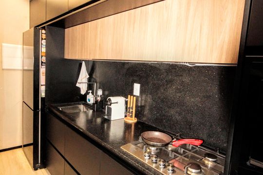 Cozinha de apartamento à venda com 2 quartos, 65m² em Carmo, Belo Horizonte