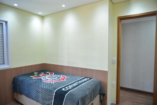 Quarto 2 de apartamento à venda com 3 quartos, 108m² em Campestre, Santo André