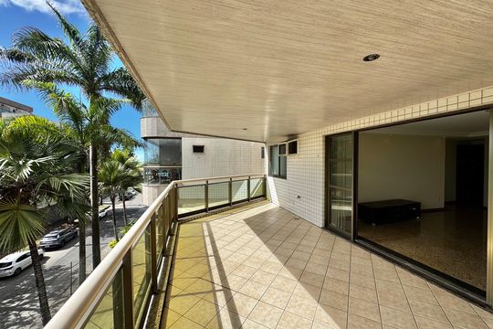 Varanda de apartamento à venda com 4 quartos, 141m² em Recreio dos Bandeirantes, Rio de Janeiro