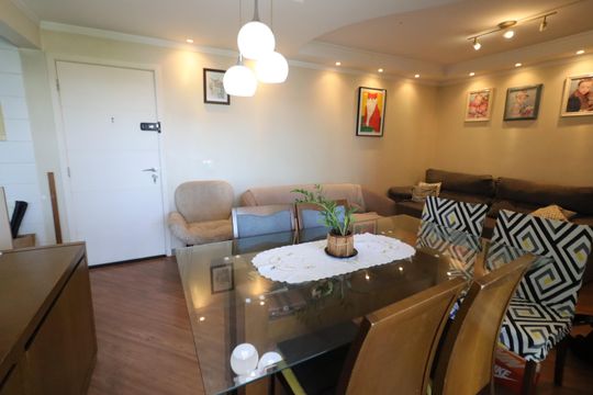 Sala de apartamento à venda com 3 quartos, 87m² em Cidade São Francisco, São Paulo