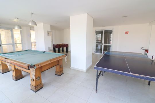 Área comum - Sala de jogos de apartamento à venda com 3 quartos, 87m² em Cidade São Francisco, São Paulo