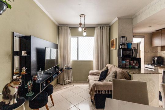 Sala de apartamento à venda com 2 quartos, 54m² em Campos Elíseos, São Paulo