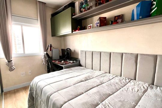 Quarto  de apartamento à venda com 2 quartos, 77m² em Vila Marlene, São Bernardo do Campo