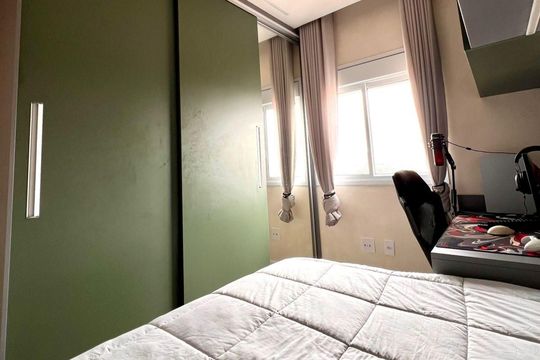 Quarto  de apartamento à venda com 2 quartos, 77m² em Vila Marlene, São Bernardo do Campo