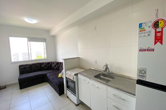 Sala de apartamento para alugar com 1 quarto, 45m² em Jardim Mirante, São Paulo