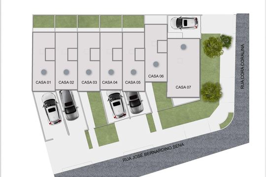 Casa à venda com 2 quartos, 67m² em Santa Helena, Belo Horizonte