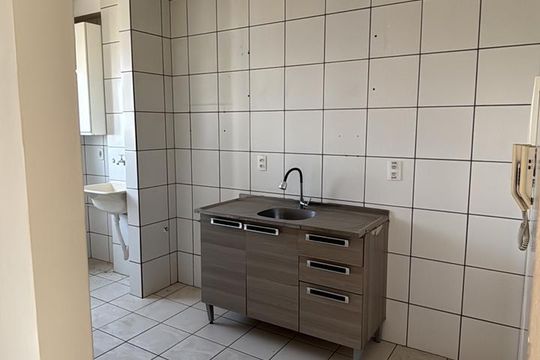 Cozinha de apartamento para alugar com 2 quartos, 47m² em Loteamento Parque Centenario, Campinas