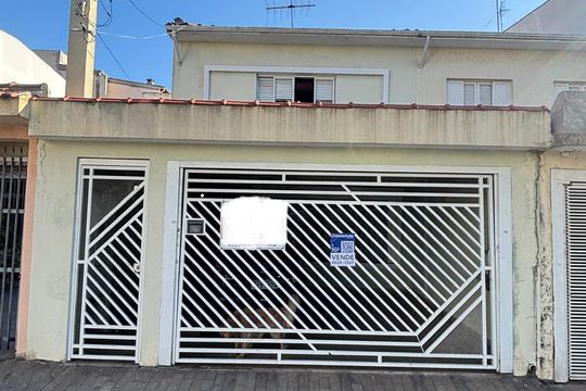 Fachada de casa à venda com 3 quartos, 228m² em Vila Homero Thon, Santo André