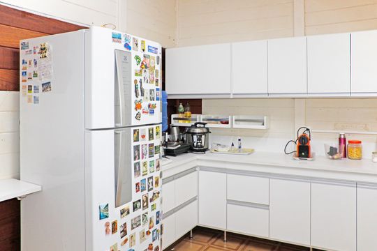 Cozinha de casa de condomínio para alugar com 3 quartos, 840m² em Condomínio Estância Marambaia, Vinhedo