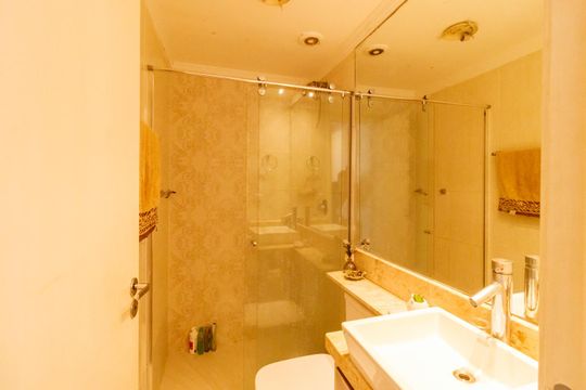 Banheiro de apartamento à venda com 2 quartos, 53m² em Vila Gustavo, São Paulo