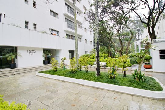 Área comum de apartamento para alugar com 3 quartos, 110m² em Vila Andrade, São Paulo