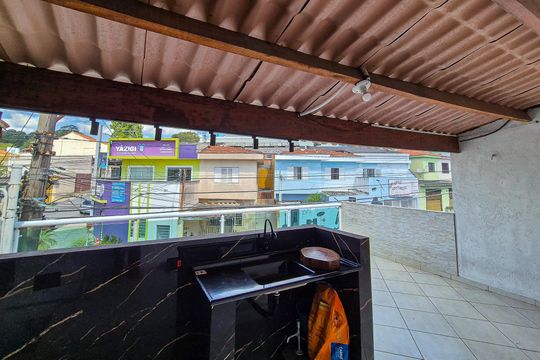 Área comum - Churrasqueira de casa à venda com 2 quartos, 200m² em Jardim Andrea Demarchi, São Bernardo do Campo