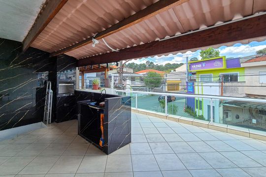 Área comum - Churrasqueira de casa à venda com 2 quartos, 200m² em Jardim Andrea Demarchi, São Bernardo do Campo