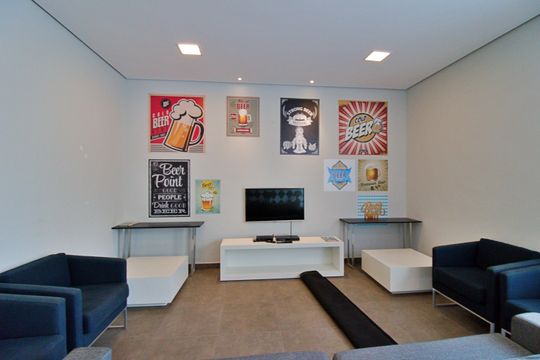 Área comum de apartamento à venda com 1 quarto, 46m² em Morumbi, São Paulo