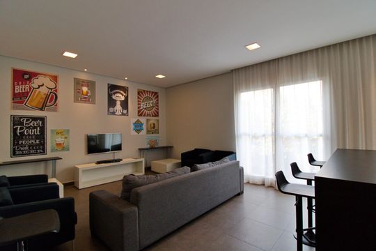 Área comum de apartamento à venda com 1 quarto, 46m² em Morumbi, São Paulo
