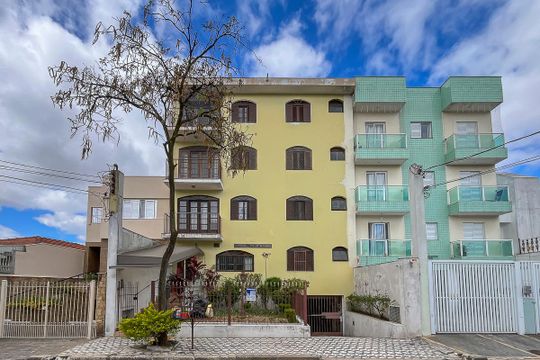 Fachada + plaquinha de apartamento à venda com 3 quartos, 80m² em Rudge Ramos, São Bernardo do Campo