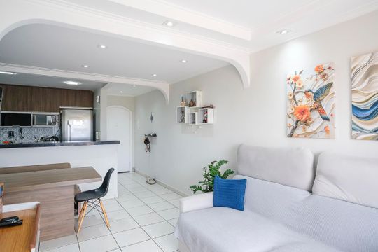 Sala de apartamento à venda com 3 quartos, 80m² em Rudge Ramos, São Bernardo do Campo