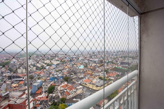 Varanda da Sala de apartamento à venda com 2 quartos, 52m² em Centro, Diadema