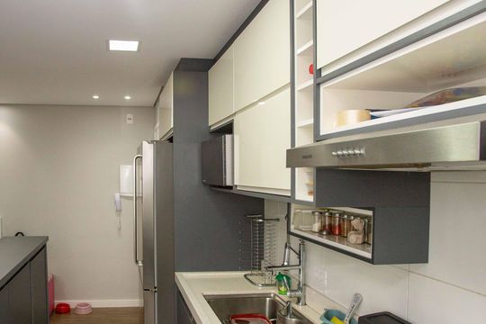 Cozinha de apartamento à venda com 2 quartos, 52m² em Centro, Diadema