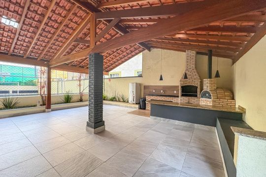 Área comum - Churrasqueira de apartamento para alugar com 2 quartos, 57m² em Suiço, São Bernardo do Campo