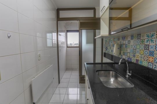 Cozinha de apartamento para alugar com 2 quartos, 57m² em Suiço, São Bernardo do Campo