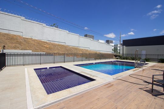 Área comum - Piscina de apartamento à venda com 3 quartos, 188m² em Colonial, Contagem