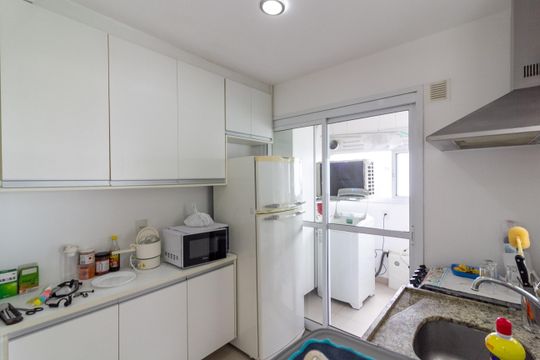 Cozinha de apartamento à venda com 2 quartos, 80m² em Cidade Monções, São Paulo