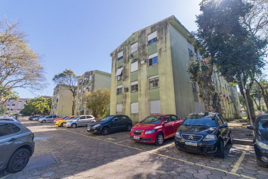 Fachada de apartamento à venda com 2 quartos, 57m² em Vila Nova, Porto Alegre