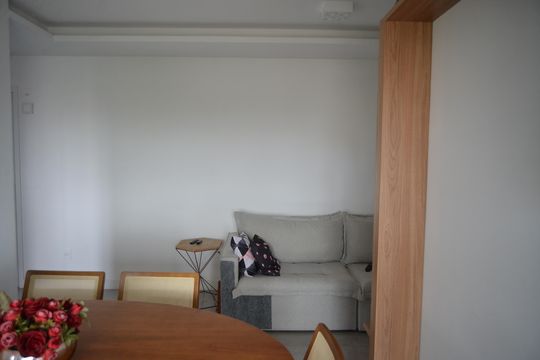 Sala de apartamento à venda com 3 quartos, 93m² em Campestre, Santo André