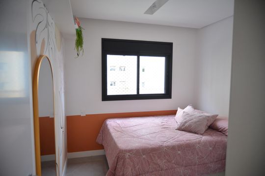 Quarto Suite 2 de apartamento à venda com 3 quartos, 93m² em Campestre, Santo André