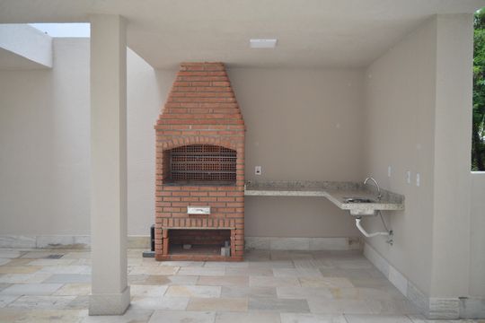 Área comum - Churrasqueira de apartamento à venda com 2 quartos, 55m² em Parque das Nações, Santo André