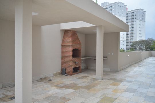 Área comum - Churrasqueira de apartamento à venda com 2 quartos, 55m² em Parque das Nações, Santo André