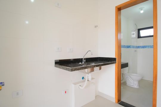 Cozinha de apartamento à venda com 2 quartos, 49m² em Chácara Califórnia, São Paulo