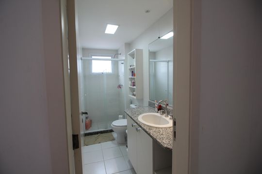 Banheiro Social 1 de casa de condomínio à venda com 4 quartos, 166m² em Freguesia (jacarepaguá), Rio de Janeiro