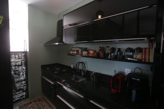 Cozinha de apartamento à venda com 2 quartos, 142m² em Buritis, Belo Horizonte