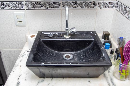 Banheiro de apartamento para alugar com 3 quartos, 72m² em Parque Sete de Setembro, Diadema