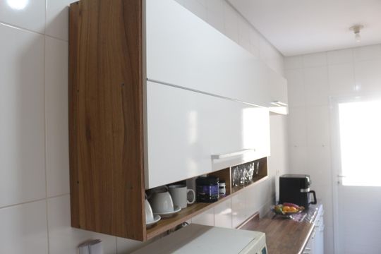 Cozinha de apartamento à venda com 3 quartos, 160m² em Santa Maria, São Caetano do Sul