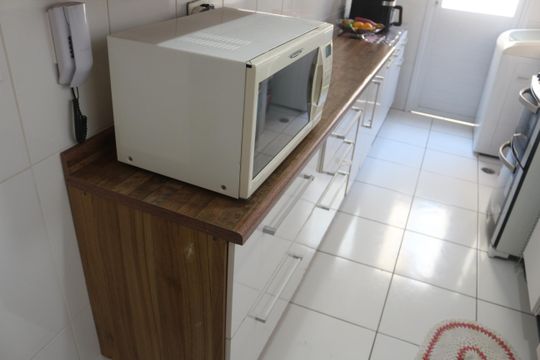 Cozinha de apartamento à venda com 3 quartos, 160m² em Santa Maria, São Caetano do Sul