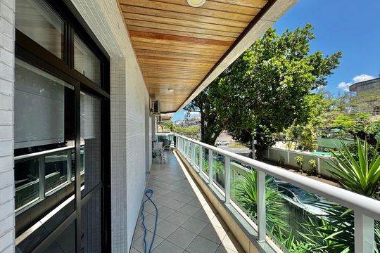 Varanda de apartamento à venda com 4 quartos, 176m² em Recreio dos Bandeirantes, Rio de Janeiro