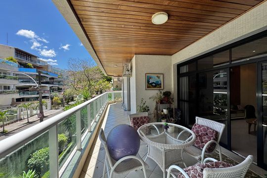 Varanda de apartamento à venda com 4 quartos, 176m² em Recreio dos Bandeirantes, Rio de Janeiro