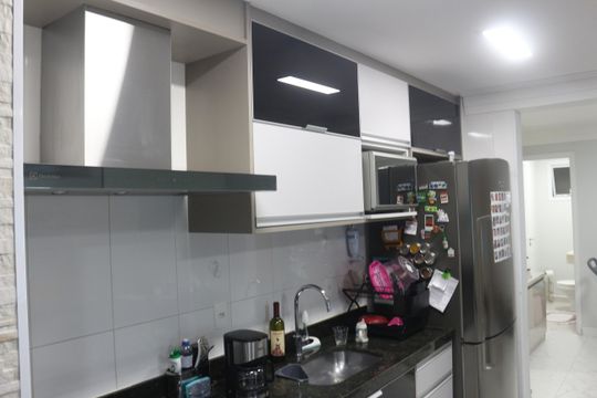 Cozinha de apartamento à venda com 3 quartos, 93m² em Fundação, São Caetano do Sul